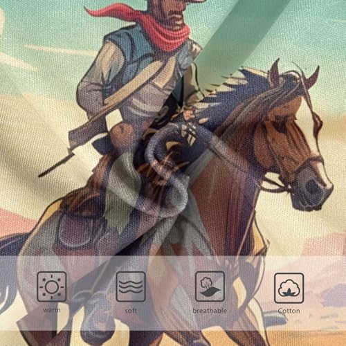 Cotton Girls Underwear Toddler Cowboy Horse Desert Landscape Little Girl Panties Fancy Briefs Underpants 2t3