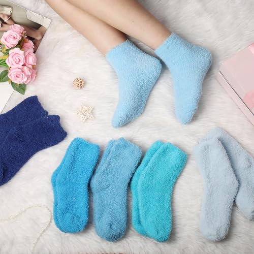 Image of Handepo 60 Pairs Women Fuzzy Socks Bulk