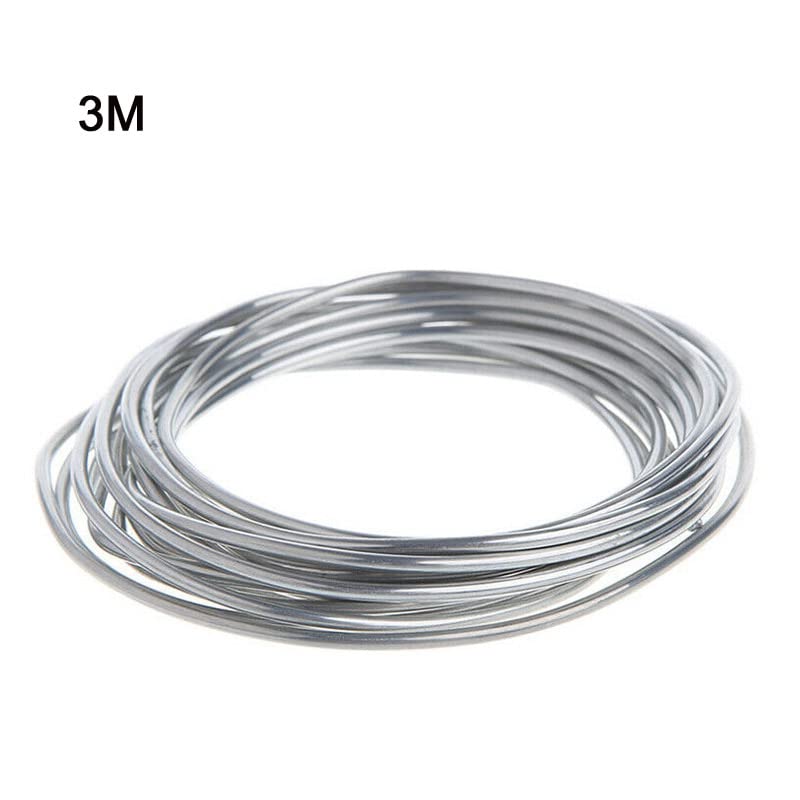 GatherTOOL 1/3/5M Easy Melt Aluminum Copper Welding Rod Cored Wire Low Temperature Welding Rods for Copper Aluminum Steel Welding No Need Powder (Size : 1M-1.6mm)