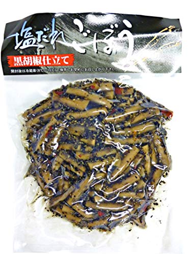 黒胡椒とごまの塩だれが旨い♪ 塩だれごぼう