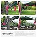 TecTake 800684 - Parasol Excéntrico de Jardín, Mástil de Aluminio con Manivela,...