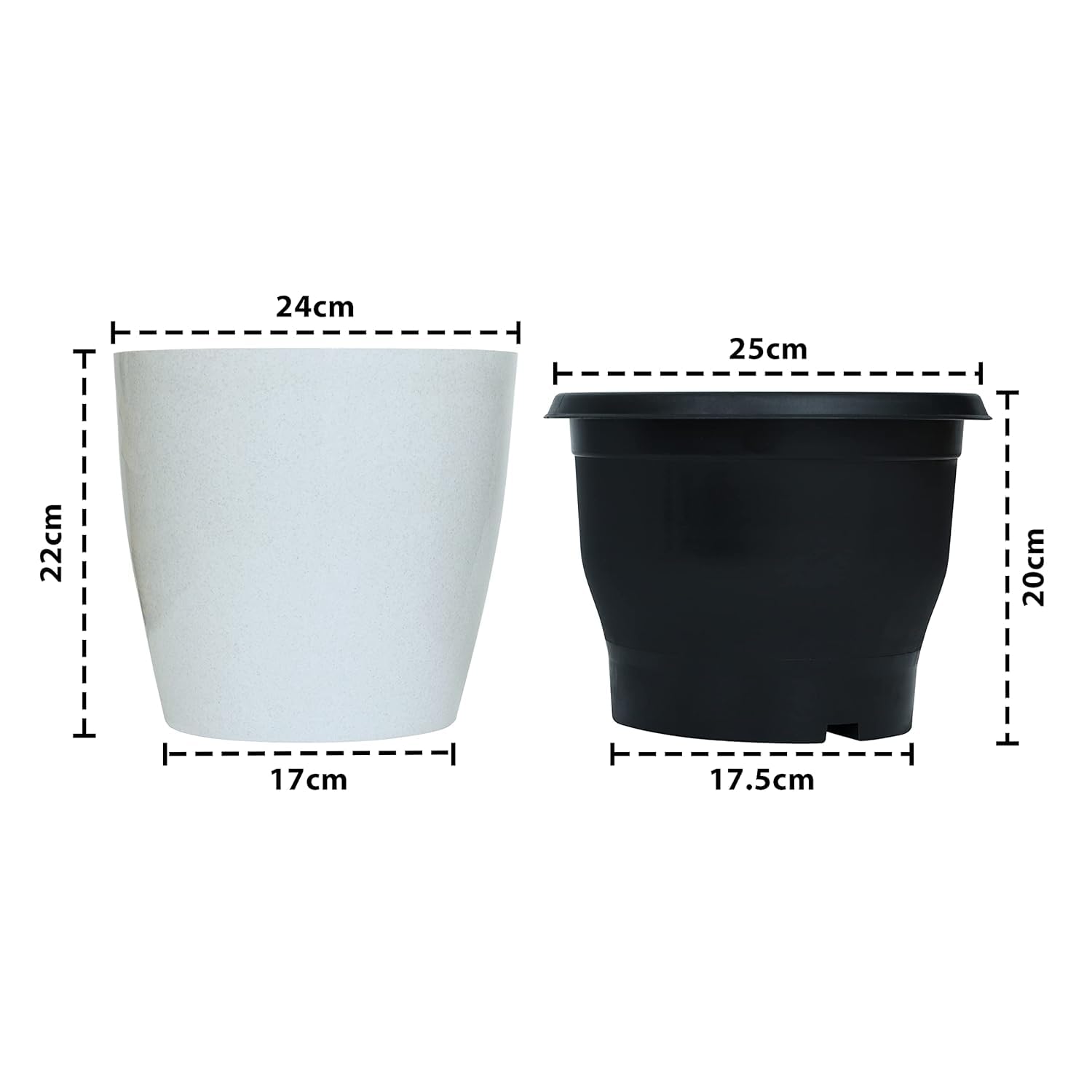 Noleggio Fioriera Dune Antracite 80x27x80 cm