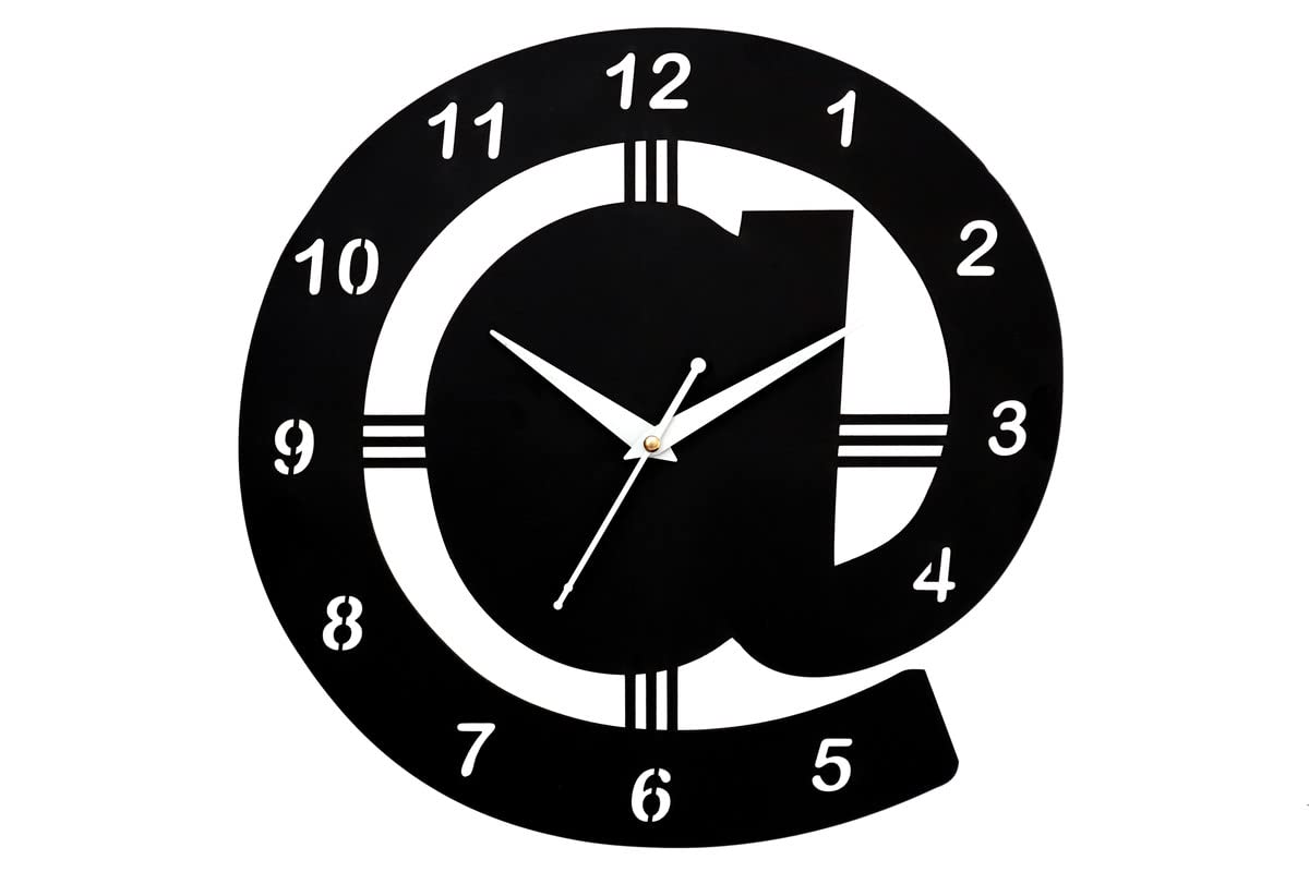 DS Creation Wooden Wall Clock for Home || Stylish Wall Clock for Home Decor || Decor Vintage Wall Clock for Home || MDF Wooden Wall Clock (Apple-300)