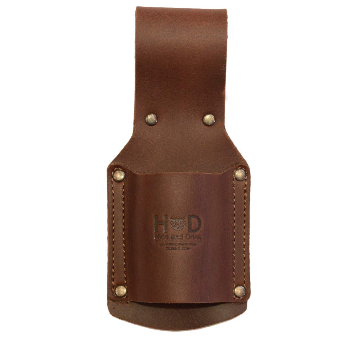 Hide & Drink, Leather Hammer Holster/Tool Holder/Organizer/Sheath/Case/Woodwork & Handcraft, Handmade Includes 101 Year Warranty :: Bourbon Brown