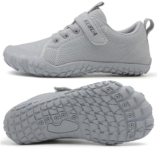 Image of KUBUA Kids Barefoot Shoes for Boys Girls Zero Drop Minimalist Sneakers | Wide Toe Box, Natural Foot Development, Lightweight, Hiking, Running, Tennis, Walking, School, Toddler, Little Kid, Big Kid