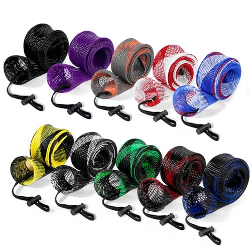 KPEPIX 10PCS Fishing Rod Sleeve with Lanyard-Fishing...