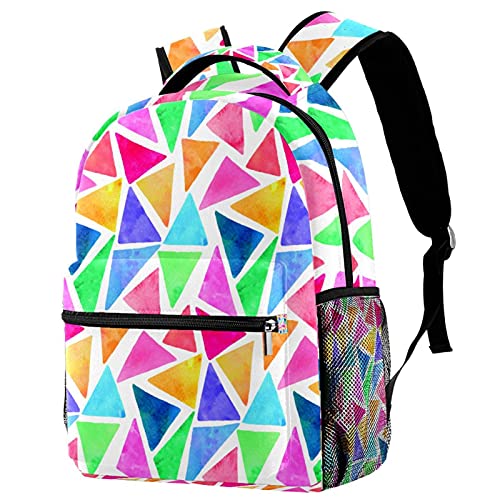 Sac à dos voyage aquarelle triangle pour éviter les fuites d'eau