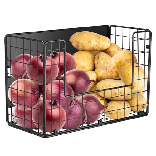 Magnetic Shelf for Fridge , Fruit Potato & Onion Storage Bins, Pantry Organizers & Storage, Large Container Magnetic Bas - Detailed View