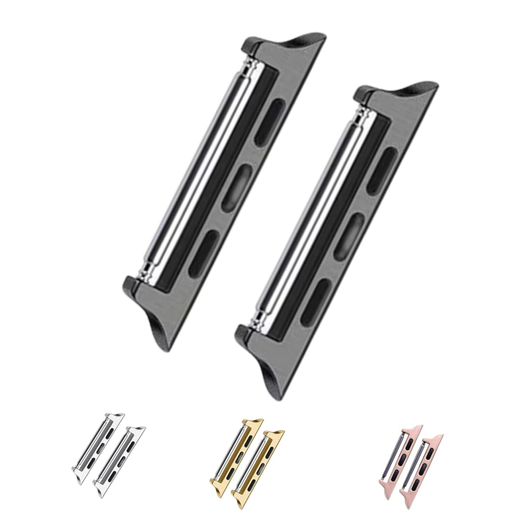 AROA Stainless Steel Clasp Width Watch Band Connector with 22MM Quick Release Pin Connectors Kit Tool Compatible with Smart Watch Ultra Band 49mm/ 45mm 44mm/42mm-image-40