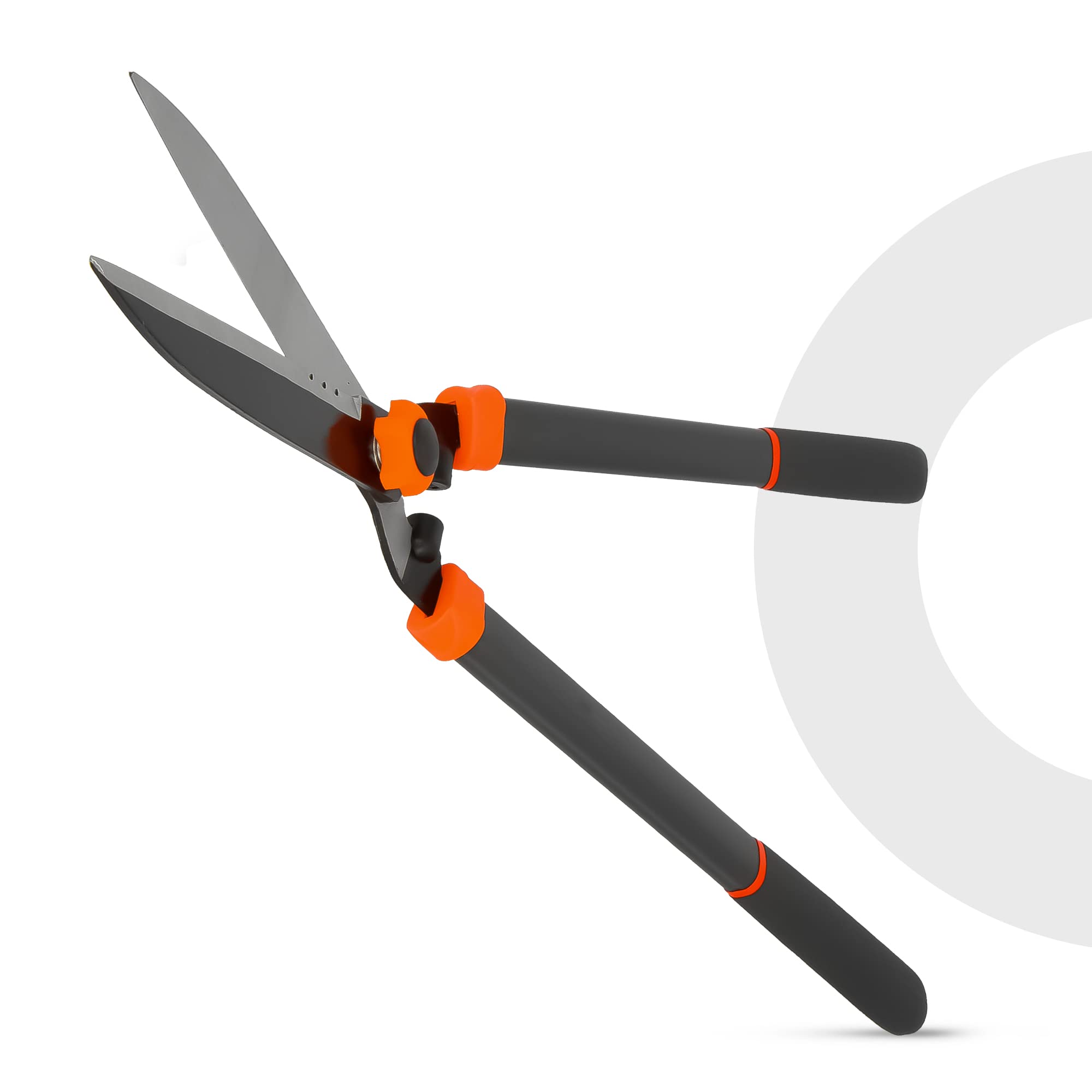 Heckenschere Secateurs Starke Scharfe Stahlklinge 20cm Busch Strauch Trimmen Schneiden Beschneiden Formgebung Leichtes Gartenwerkzeug Rutschfester Griff Comfort Grip