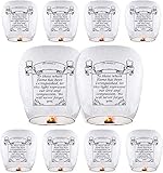 Chinese Lanterns (10-Pack) Sky Lanterns ECO Friendly Paper Lanterns 100% Biodegradable for Weddings, Birthdays, Memorials and Much More