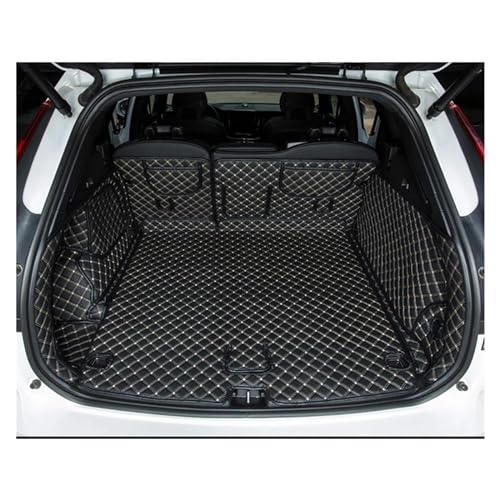 トランク マット に適合する ボルボ Xc60 2018 2019 2020 2021年式用トランクマット カーゴライナー アクセサリー 内装 ブーツ ラゲッジカバー(BLK BEG)
