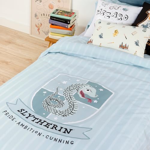 Housse de couette Serpentard 100% coton de qualité supérieure 200x200 cm - 8