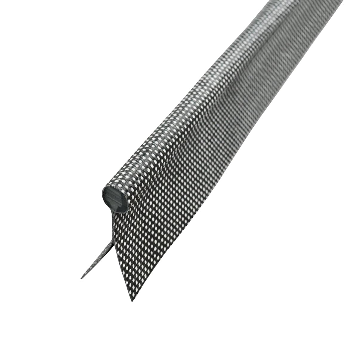 Zeltkeder PVC doppelfahnig Durchmesser 7.50mm in anthrazit VE 13m