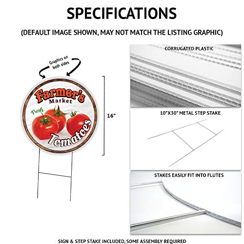 SignMission Corrugated Plastic Sign with Double Sided Image 16
