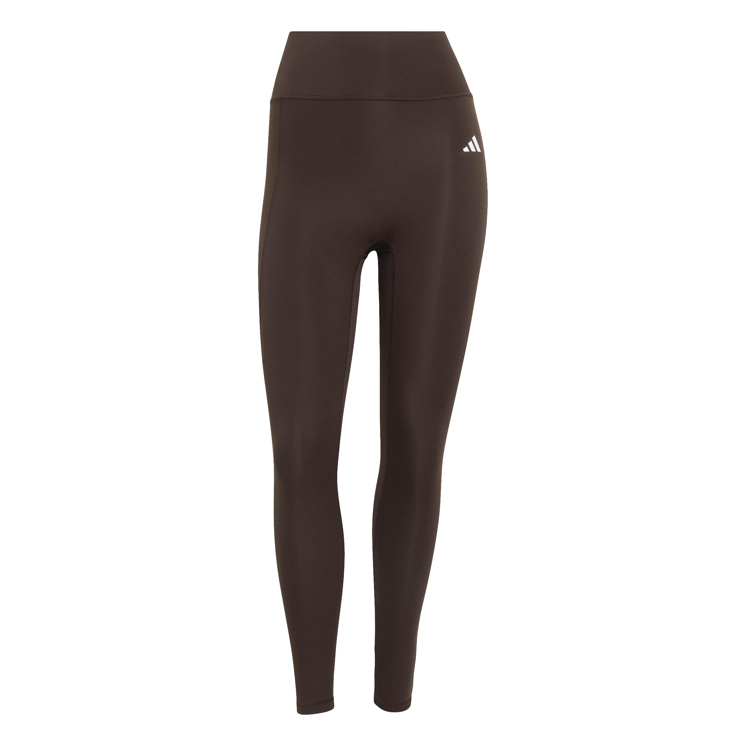 adidas Women's Optime Essentials Workout 7/8 Leggings Tights, Aurora Coffee, L