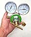 2 Piece Set PSI KING Oxygen & Acetylene Regulator Set Large