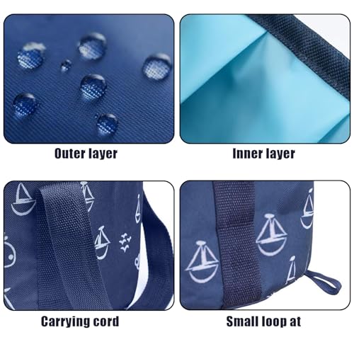 Cubo plegable para baño de pies 25L azul miniatura 3