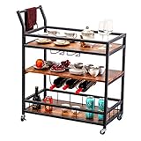 □ perfekte Geschenk □ großes Geschenk für jeden Weinliebhaber einschließlich sich selbst!Die Weinregale Carts Stellen auch die perfekte GiftFor Ein Einweihungs oder Weihnachten.