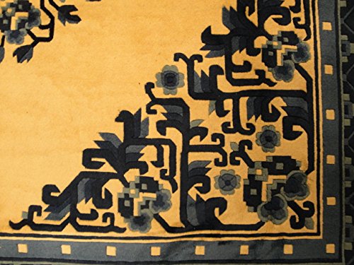 Handgeknüpfter China Orientteppich aus Schurwolle 372 x 278 cm Peking Design – Bild 6