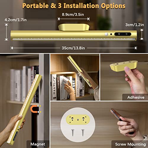 Image of Battery Powered Operated Wall Strip Light with Motion Sensor