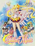 sailor moon 185  Sailor Moon 2022 Calendar: Jul 2021 - Dec 2022, 18 Months Calendar Planner, 8.5” × 11”, Premium Paper, Blank Block with Dates.