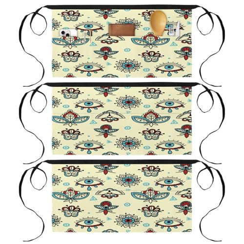 Demi-tablier de cuisine boho pour réussir vos séances de pâtisserie et de nettoyage à la maison