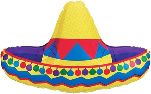 Miniatura 4 de Juego de 2 globos de aluminio para fiesta del Cinco de Mayo de 34 pulgadas