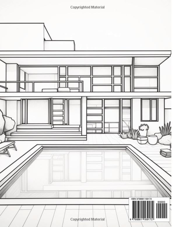 A Mid-Century Modern Coloring Book - Image 2