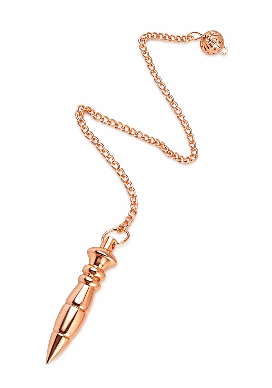 Egyptian Cut Copper Pendulum for Reiki Healing, Dowsing &amp; Chakra Balancing – Uranus Style Divination &amp; Meditation Tool for Energy Cleansing