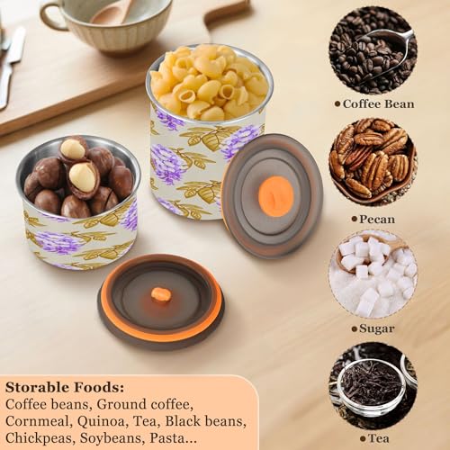 Envase hermético para café en acero inoxidable 17 oz miniatura 6