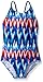 Kanu Surf Big Girls Kelly One Piece Swimsuit, Red/White/Blue, 12