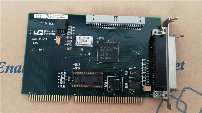 Industrial Equipment Board Molecular Dynamics 0226-676 v1 PCA SCSI MEGABACE ISA SCSI