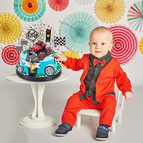 Memovan 0229 Trucks Cake Topper 30Pcs Truck Cake Decorations Racing Car Birthday Cake Cupcake Topper Decoration thumb #5