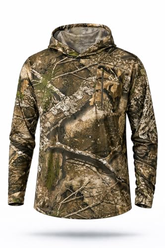Realtree-Mens-Ultra-Soft-Camo-Hoodie-Shirt-Long-Sleeve-Lightweight-for-Fishing-Running-Hiking-or-Camping