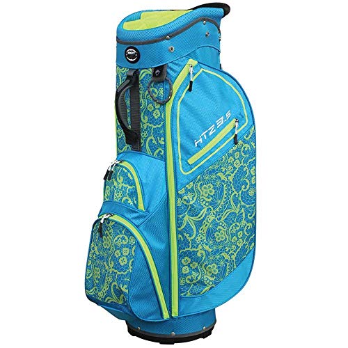 Hot-Z Golf Ladies 3.5 Cart Bag Blue/Lime/Lace