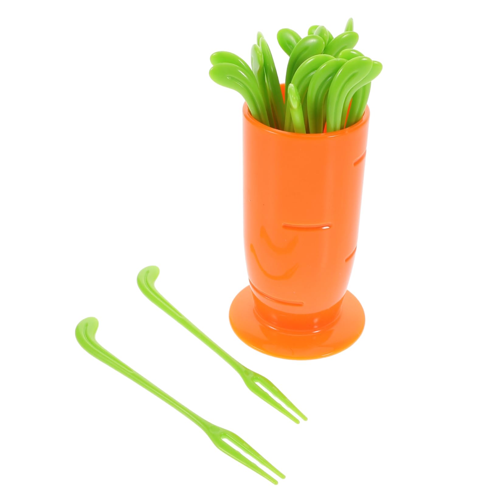 Unomor Plastic Fruit Forks and Spoons for Desserts Fruits and Salads Disposable Decorative Picks for Parties Weddings and Boys and Girls Forks for Easy Serving