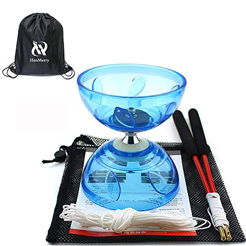 Diabolo Chinese Yoyo Set ,Triple Bearing Diabolo Chinese Yo-yos Juggling Toys Colorful LED