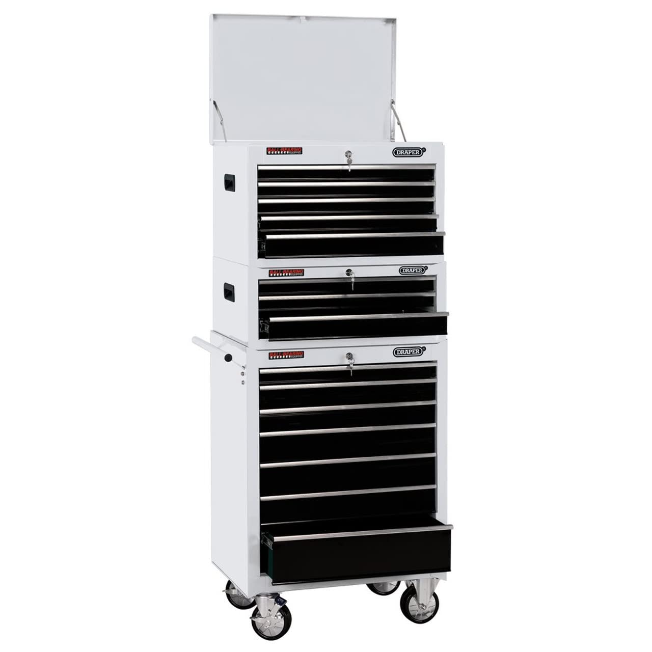 Draper 26"" Combined Roller Cabinet and Tool Chest (15 Drawers)