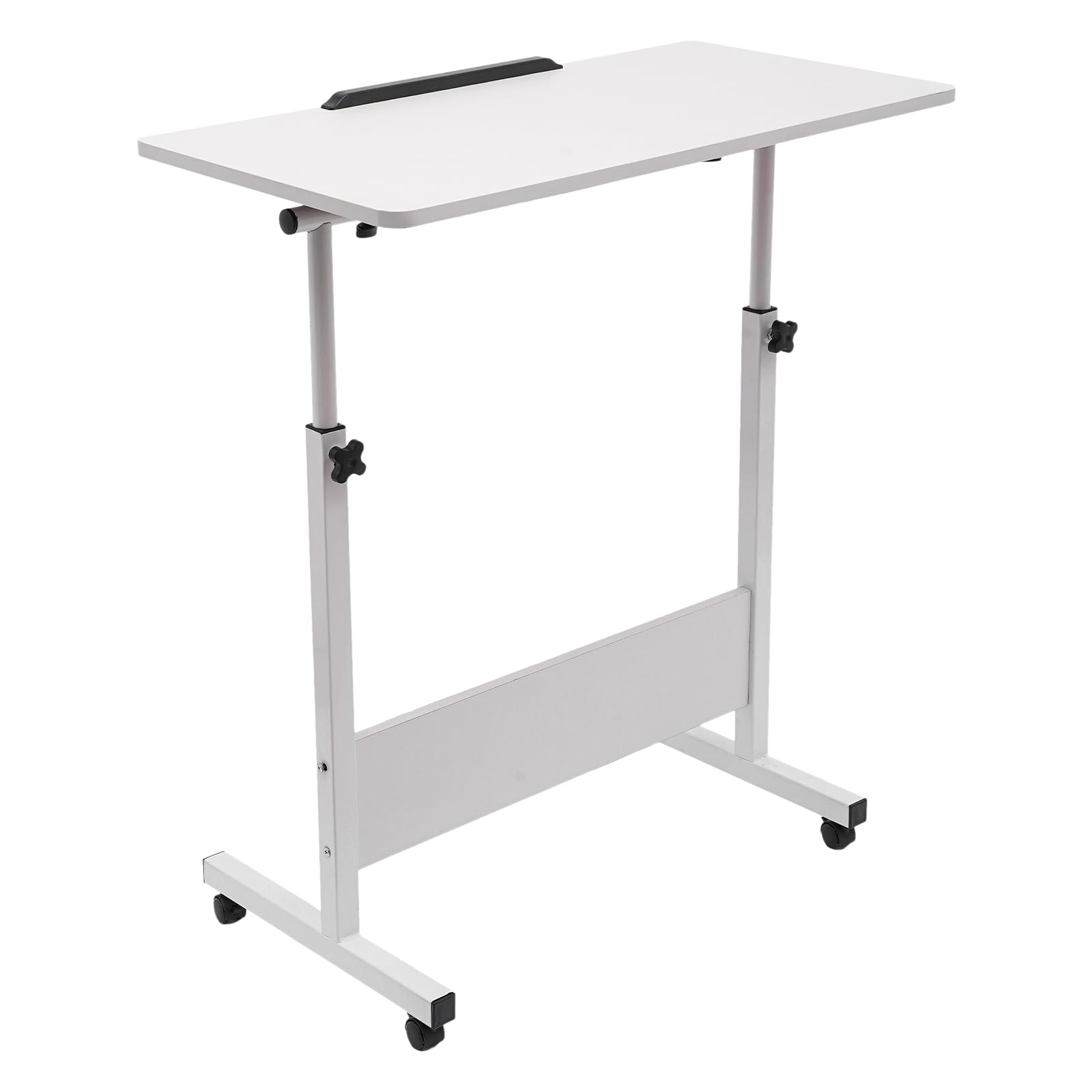 DYNAMI Adjustable Height Standing Desk Rolling Laptop Stand with 180 Adjustable Tilt Angle Desktop 360 Swivel Wheels with — view 9
