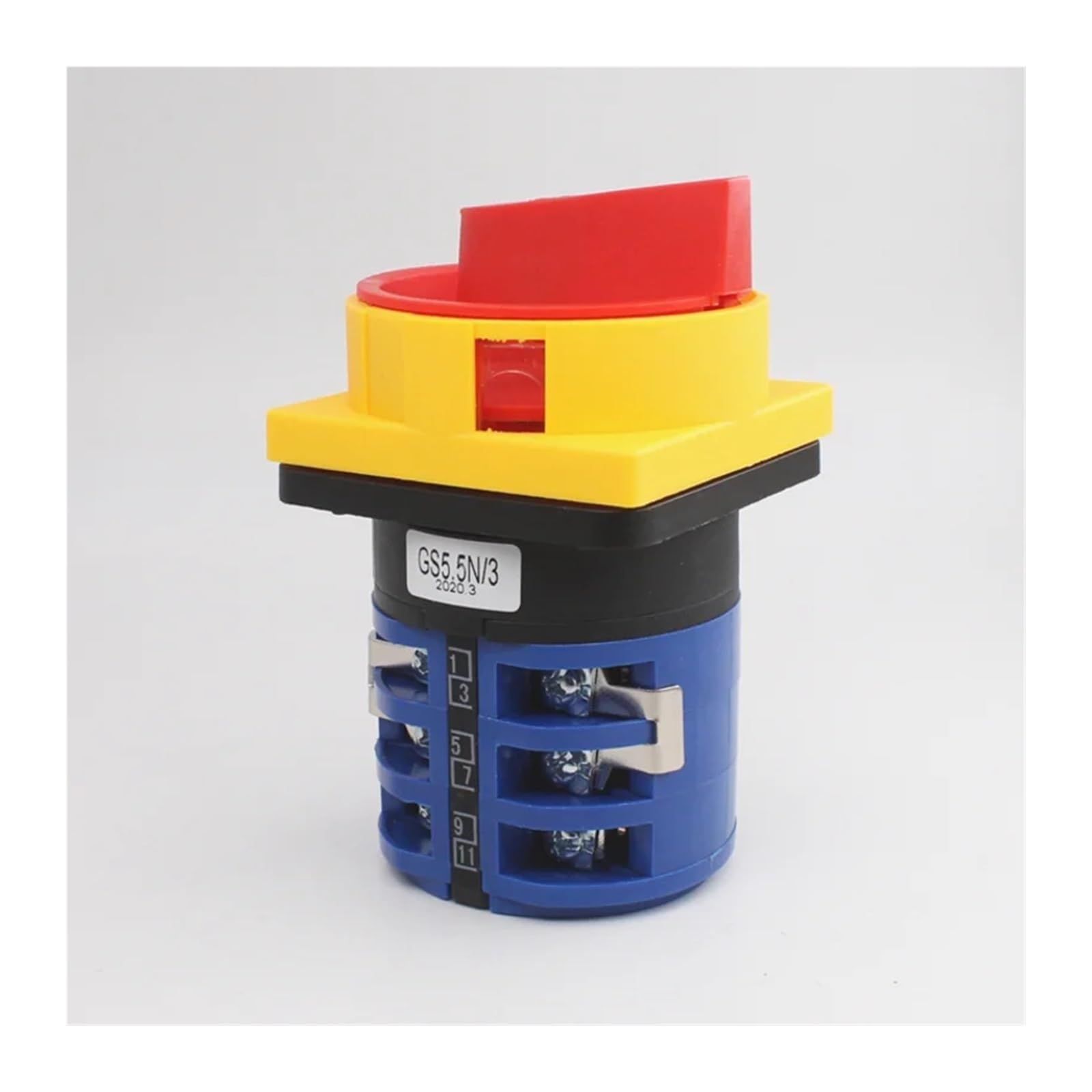 JGNAYRKJQI LW26-32GS 5.5N/3 690V Motor Forward and Reverse Transfer Selector 32A Three Phase Off-ON Padlock Cam Switch