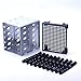 Produktbild EMVANV SATA SAS HDD Cage Rack Festplattenrahmen mit Lüfterplatz (13,3 cm bis 12,7 x 8,9 cm) (Silber + Schwarz)