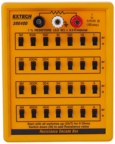extech 380400 resistance decade box
