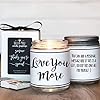Love You More Soy Candle Gift, Valentine’s Day Candle, Valentine’s Day Gift, Gift for him, Gift for her, Anniversary…