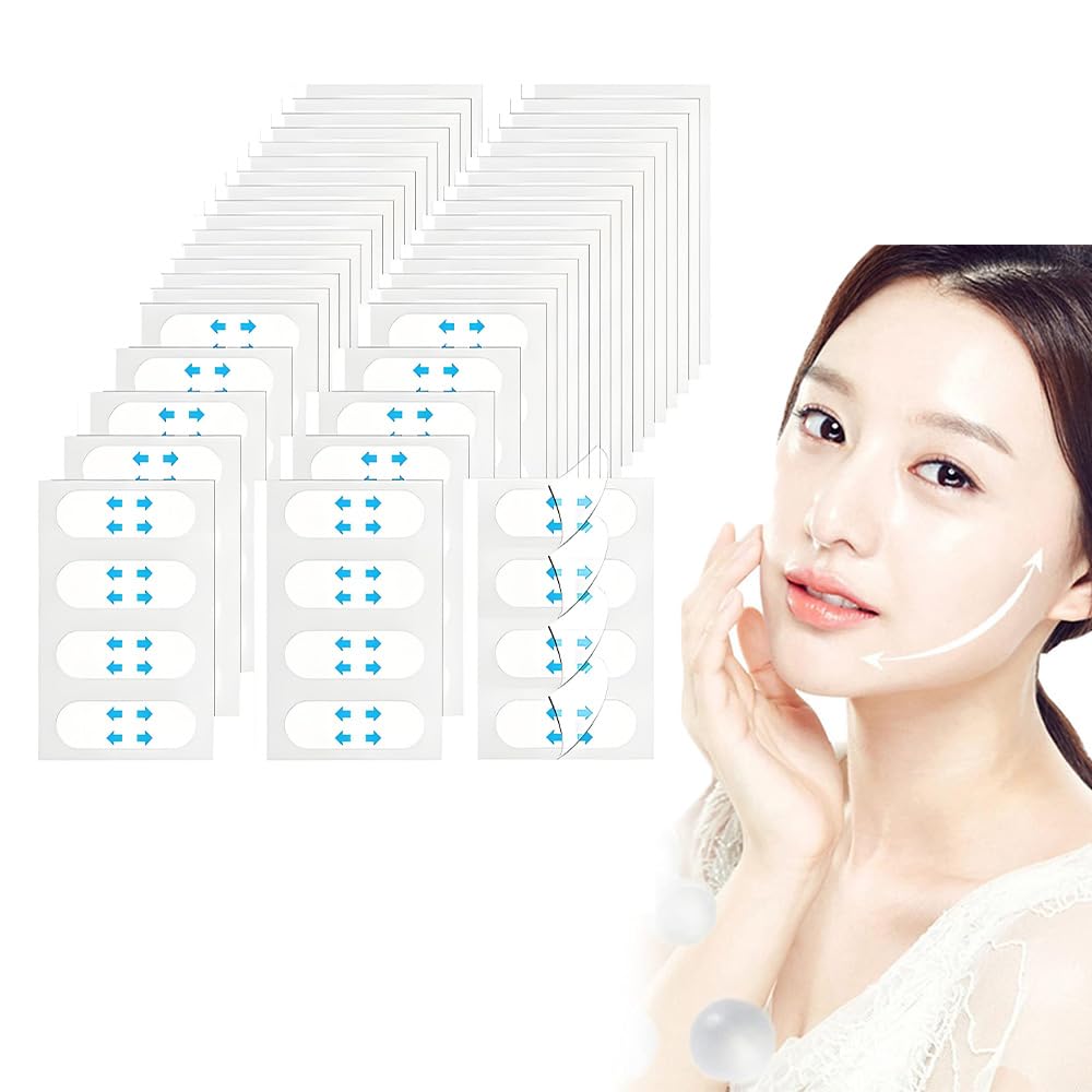 HorizonMega リフトアップテープ 小顔テープ しわ伸ばしテープ たるみ引き上げテープ フェイスライン引き上げテープ 小顔ベルト フェイスリフトテープ リフトアップバンド ほうれい線 120枚入り