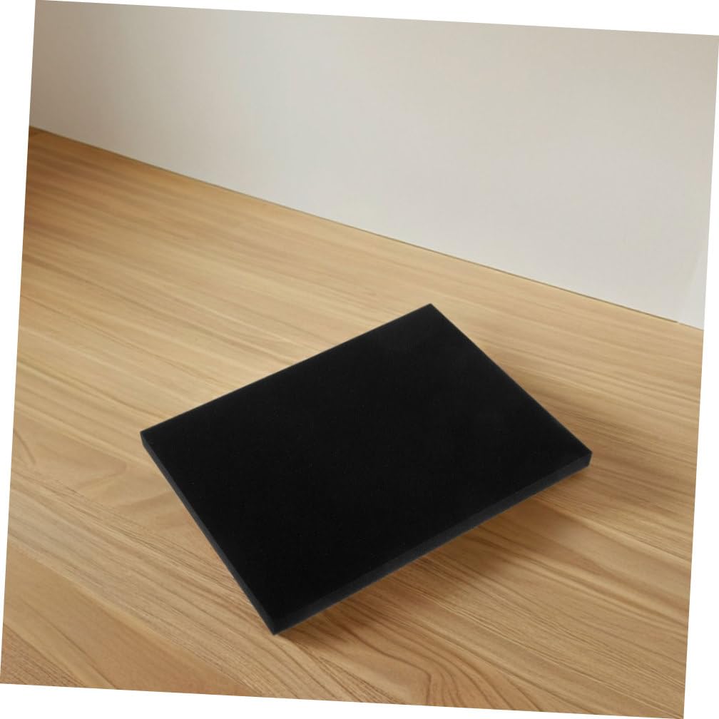 ULTECHNOVO Feuilles de Mousse de en Polyuréthane Noires 4pcs pour Emballage Polyvalent et Rembourrage Sécurisé des Colis et Cartons