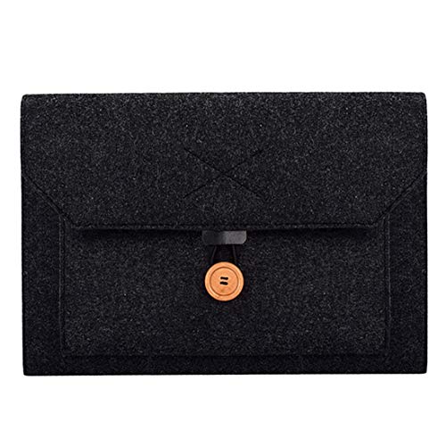 Wasserdicht Laptoptasche Notebook Laptophülle Tragbarer Tablet Laptop Tasche Hüllen Geeignet Für Apple Dell HP Lenovo Samsung,Schwarz,11/12