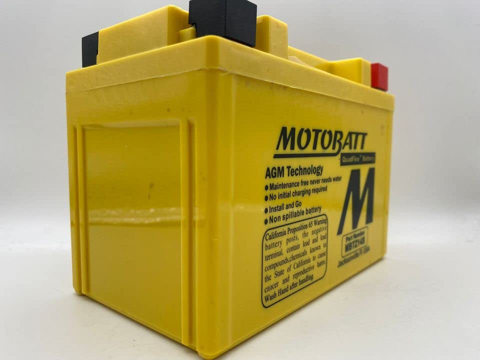 Batteria moto Motobatt MBTZ14S (YTZ12S YTZ14S) - Senza manutenzione - 12 V 11.2 Ah - Dimensioni: 151 x 87 x 110 mm compatibile con HONDA Forza X, Z 250 2001