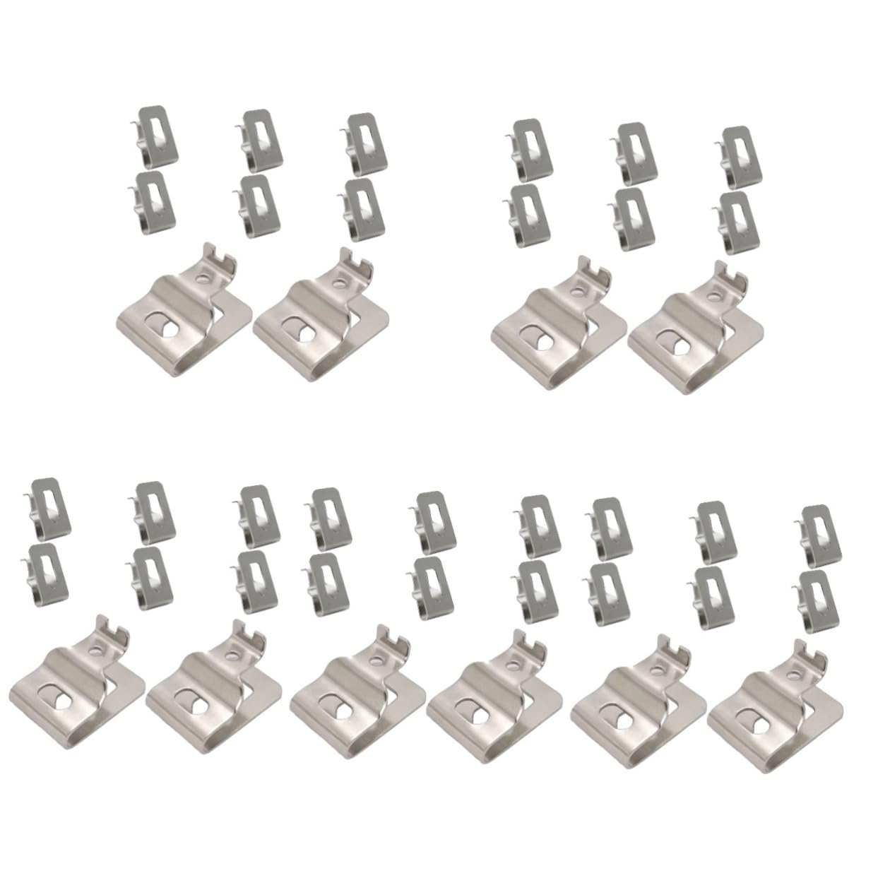 UKCOCO 40pezzi Gancio Clip Per Cintura Per Trapano Elettrico Supporto Acciaio Inossidabile Per Utensili Facile Da Usare e Organizzare Accessorio Per Lavoro e Fai Da Te