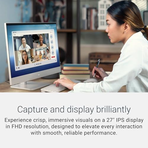 Image of Dell 27 All-in-One Desktop Computer Touchscreen 2026, Intel Ultra 7 355(8-Cores), 64GB DDR5, 2TB SSD, 27-inch FHD WVA Display, Pen Support, Win 11 Pro, Wi-Fi 7, BT 6, Copilot+ PC, KB and Mouse